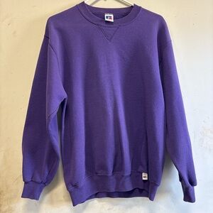Russell Athletic Purple Crewneck Sweater